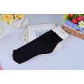 Sexy woman thin mesh black silk socks lace transparent socks